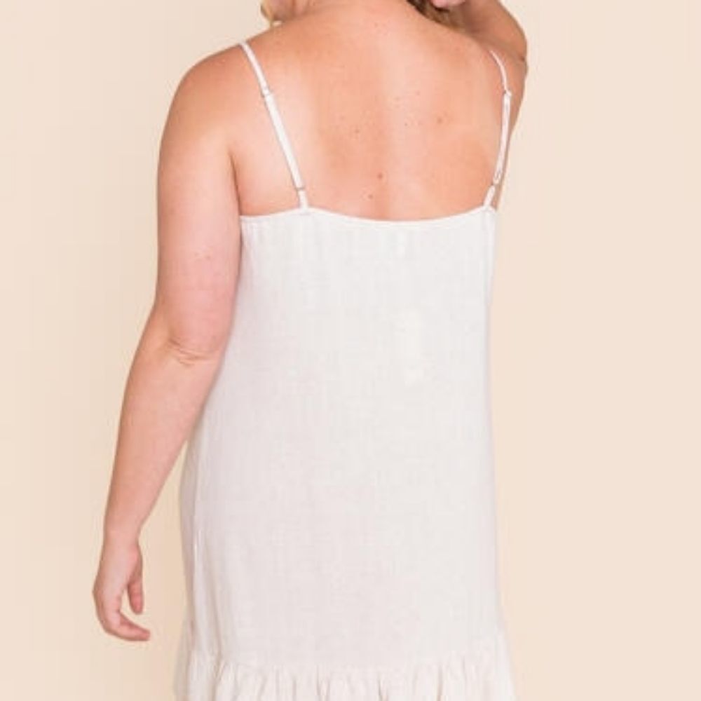 Button front mini dress - Picture 4 of 7